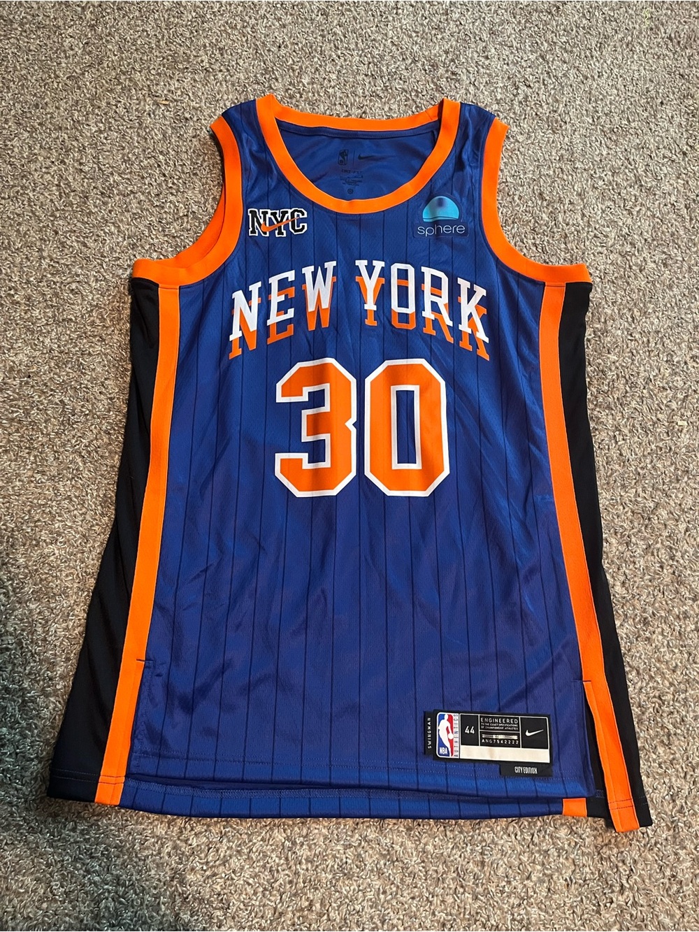 NBA Nike New York Knicks City Edition 2023-24 Julius Randle Jersey Men’s Medium